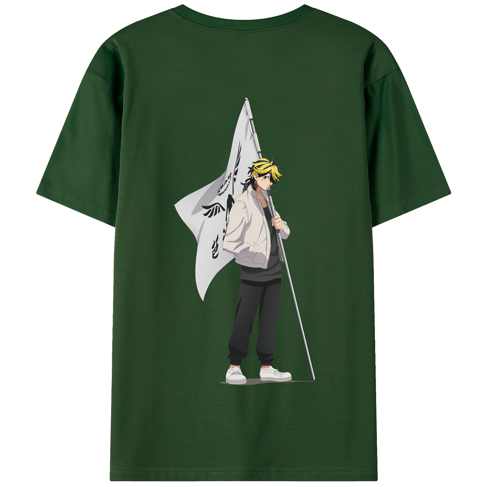 （画像用） 東京リベンジャーズ Tokyo Revengers 綿100％半袖Tシャツ（背面プリント）